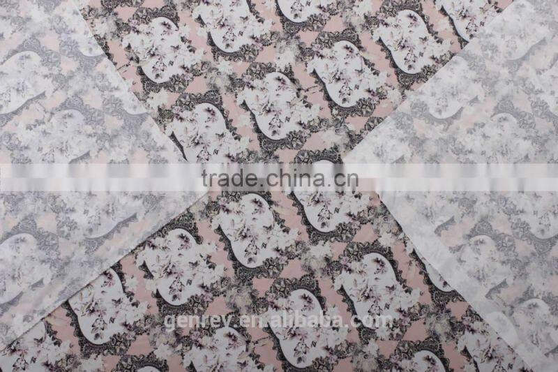 100% polyester digital print fabric made in china