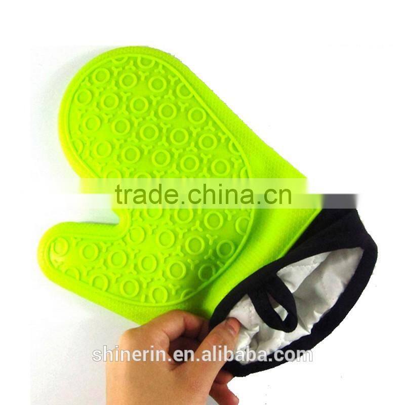 Shinerin samll order welcome silicone kitchen gloves saftey protect hands