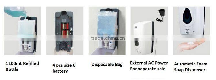 commercial antibacterial liquid automatic alcohol sanitizer dispenser