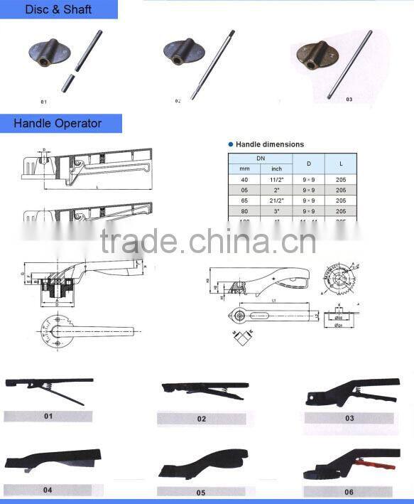 (BV-MZ-002)wafer style butterfly valve for flow control MANUFACTURER (DN50-2400)