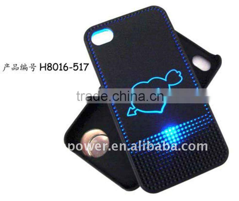 led cellphone cover for iphone4