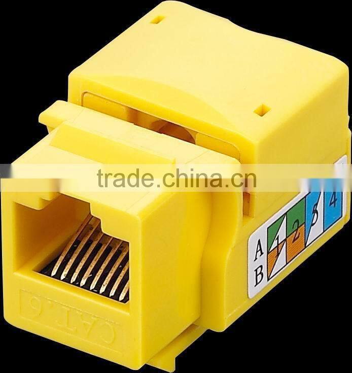 UTP rj45 cat5e cat6 utp female keystone jack