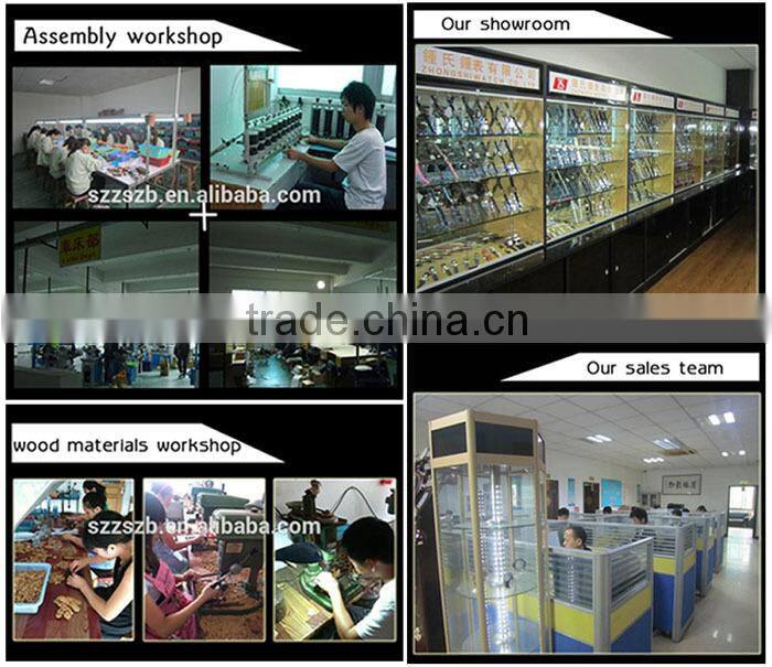 2016 Top selling Timeproof wooden Watch with IPG/IPS/IP Black Metal Case and Band ,Japan Movement 2015/2115 ,3ATM Waterproof