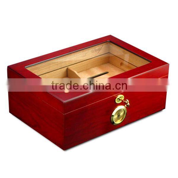 Spanish Cedar Wooden Cigar Humidor Box