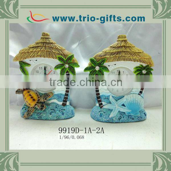 New products 2015 shell shaped clock