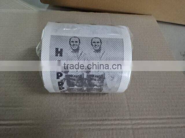 custom designed novelty printed toilet paper