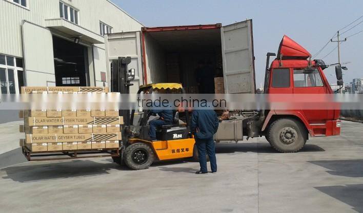 low pressure vacuum tube solar water heater with Inmetro certification