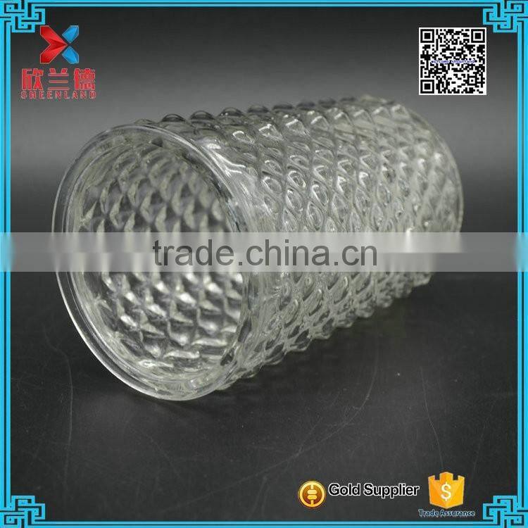 2016 manufacturer new product glass crystal candle jars for sale 200ml