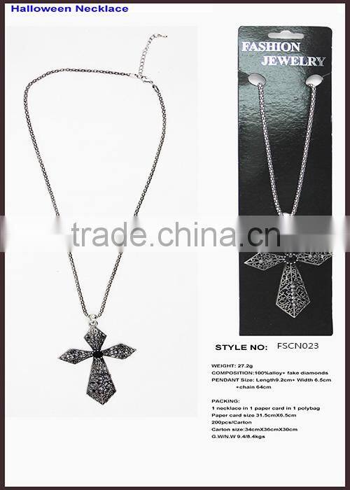 76's Chain Pendant Cross Necklace With Retail Packing