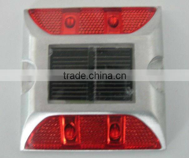 0.25W LED Solar Lamp,Solar Road Stud Red Color with flashing light