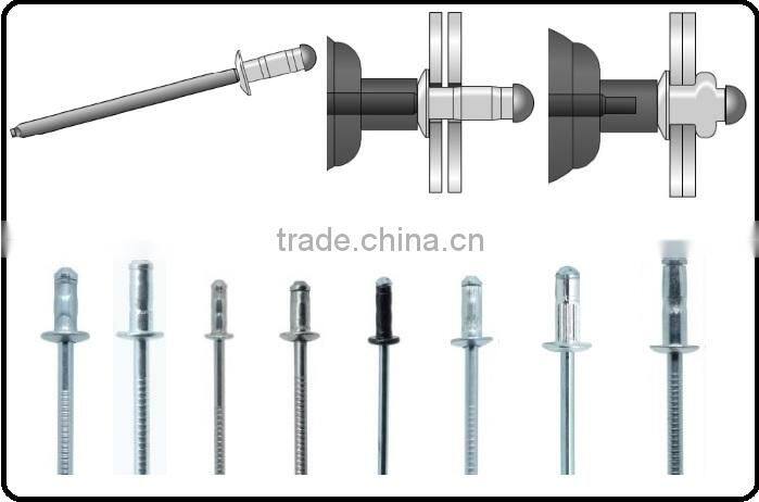 QUALITY FACTORY HIGH SHEAR AND TENSILE STRENGTH 316 STAINLESS STEEL UNI-GRIP BLIND POP RIVETS
