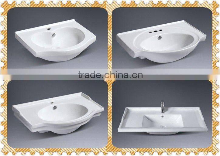 DLO016 ceramic pedestal wash basin