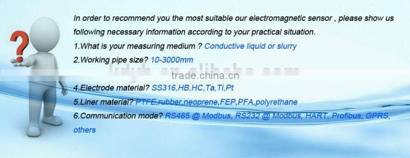cheap large-caliber electromagnetic flow meter
