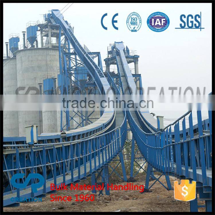 High capacity best quality pipe conveyor system for cement plant