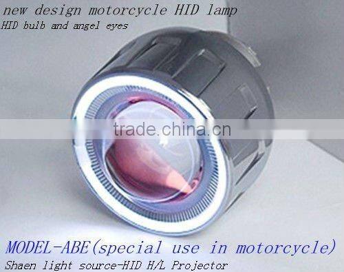 new design Motorcycle HID H/L projector ABE- h4 h6 h8 35w 8000k-hottest motorcycle lamp projector