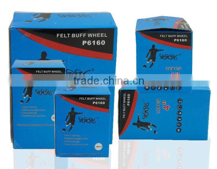 100mm wool abrasive felt polishing wheel