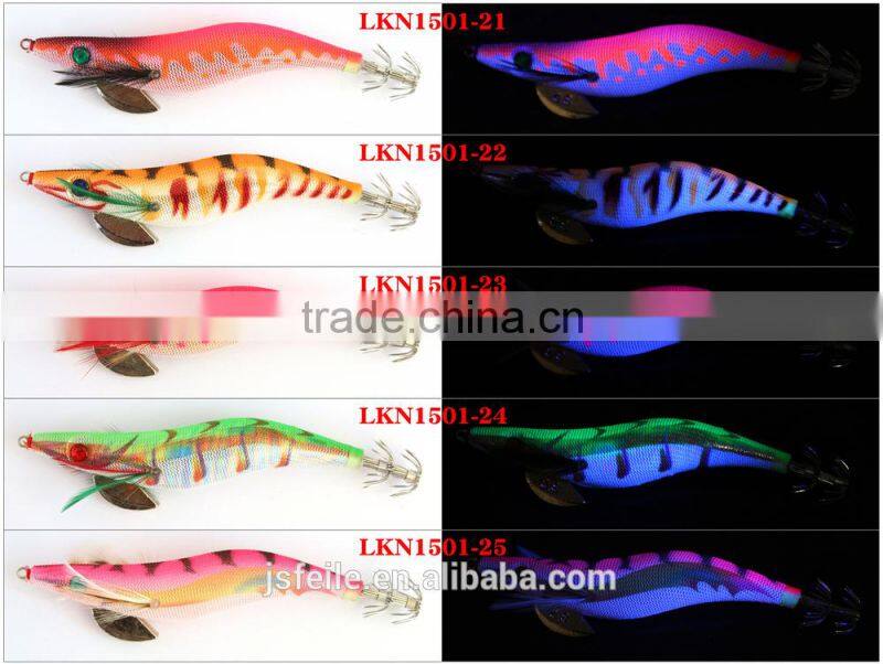 Transparent body purple back 3.0 squid jig