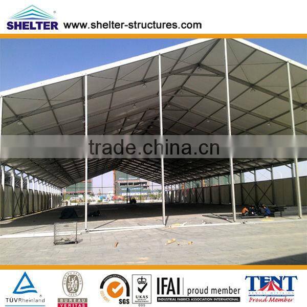 25m x 50m permanently installed glass wall marquee tents for sale