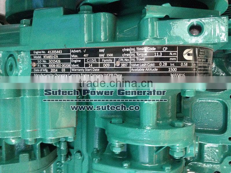 450Kva generator set, powered by Cummins NTAA855-G7A engine