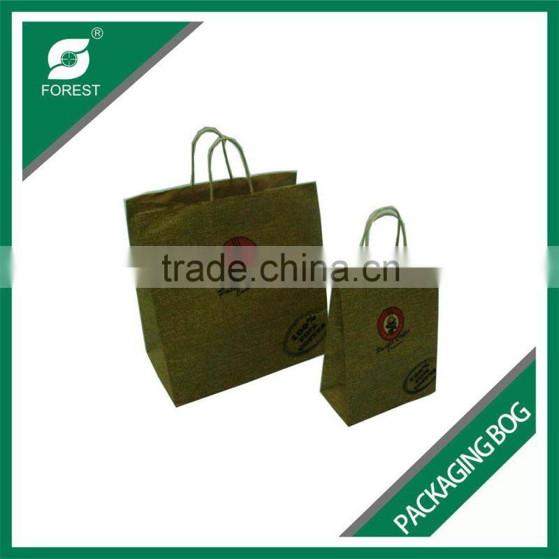 FASHION DESIGN PAPER SHOPPING BAGS CUSTOM PRINT PAPER BAG WITH HANDLES