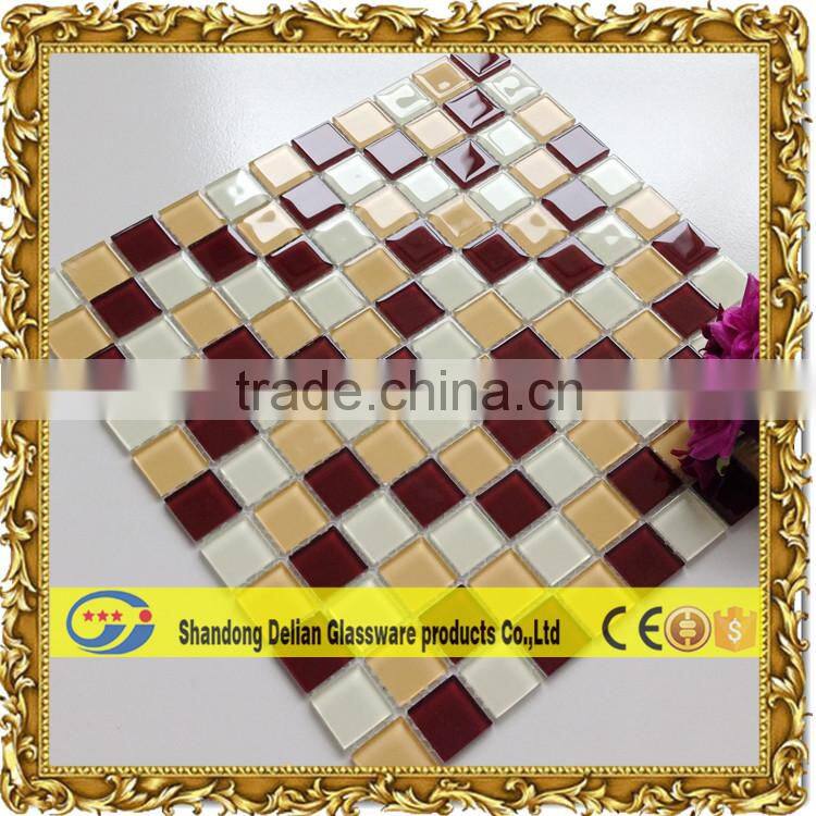 living room walll glass mosaic