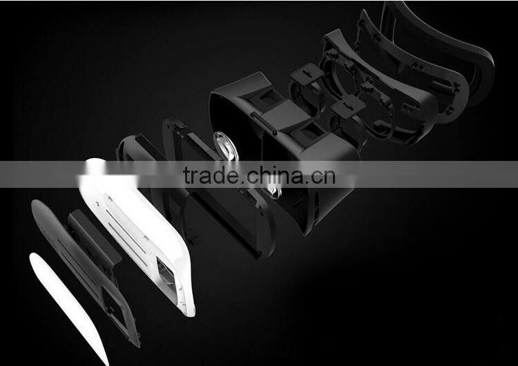 Vr box version 3D, virtual reality vr box 3d glasses, ABS vr headset vr box 2.0 for mobile phone