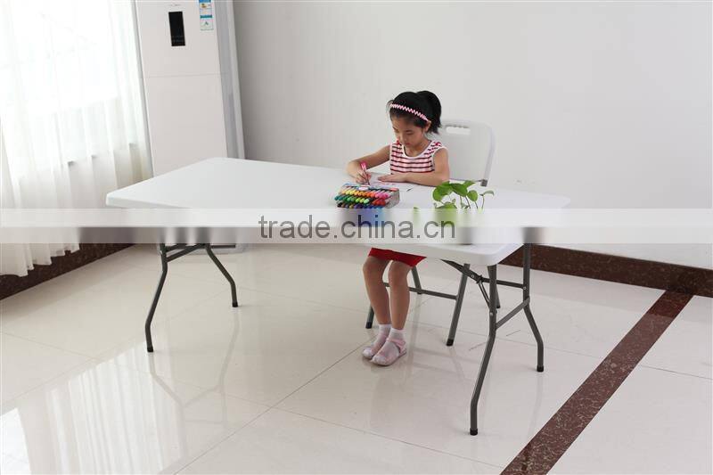 6 fts high quality outdoor folding table and chair with low price