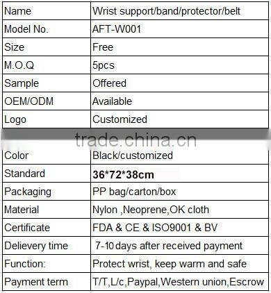 2015 New Wholesale Sports Breathable Support Wrist Brace