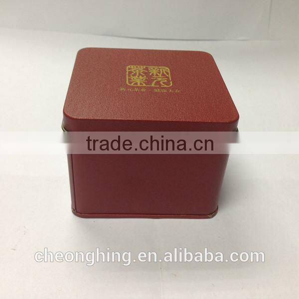 Fashion Square Tea Tin Can