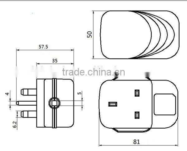HF-FYD FY1203000 3 pin plug 12v adapter