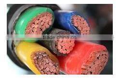 Cu conductor PVC insulated PE sheathed electronic cable wire
