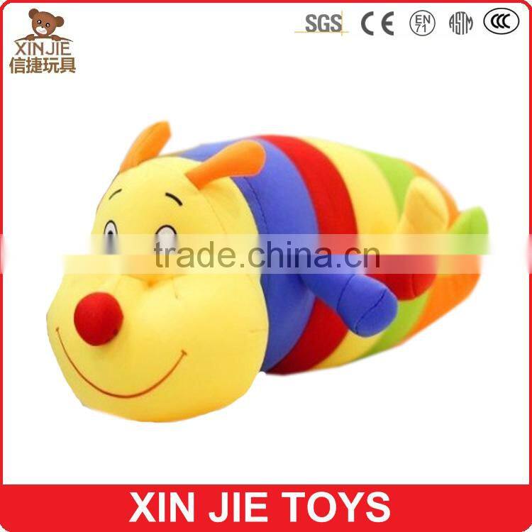 funny big worm plush pillow and cushion for kids