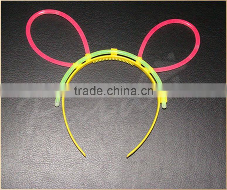 2015 Luminous hairclip/glow hair band/glow in the dark hairpin