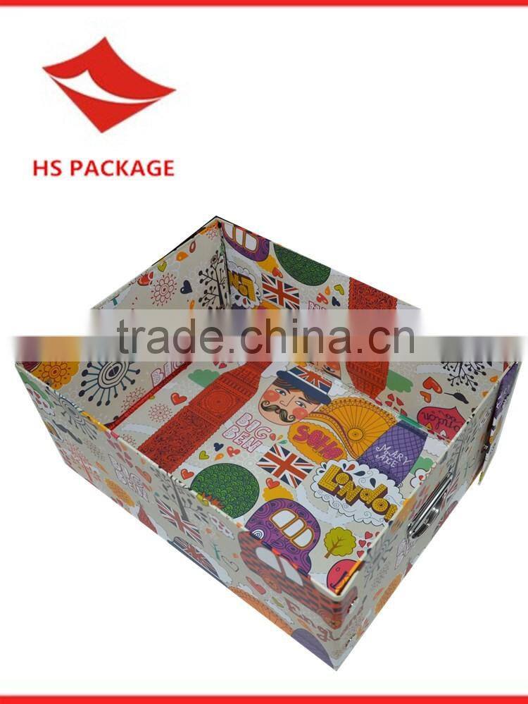 cartoon priting foldable storage box