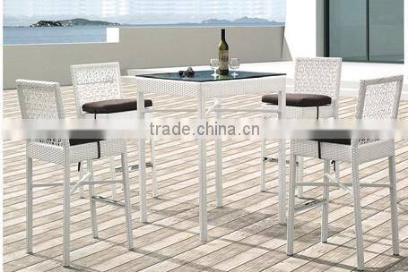 outdoor furniture PE rattan bar chair