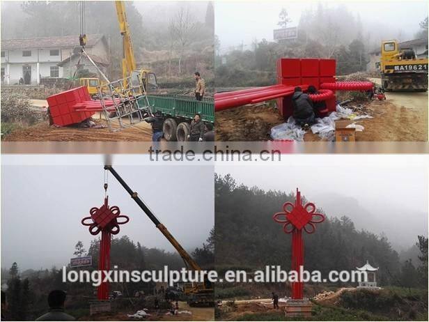 Metal Lily Garden Sculpture Stainless Steel Water Lily Flower Sculpture For Sale