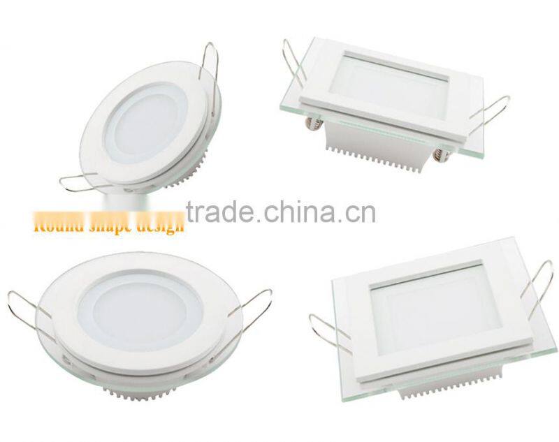 square Glass Panel light