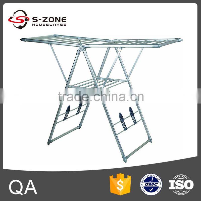 high quality aluminum alloy metal type clothes drying rack