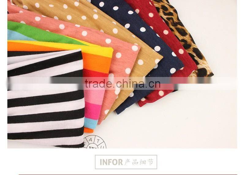 Hot Women Cotton Turban Twist Knot Head Wrap Headband Twisted Knotted Hair Band