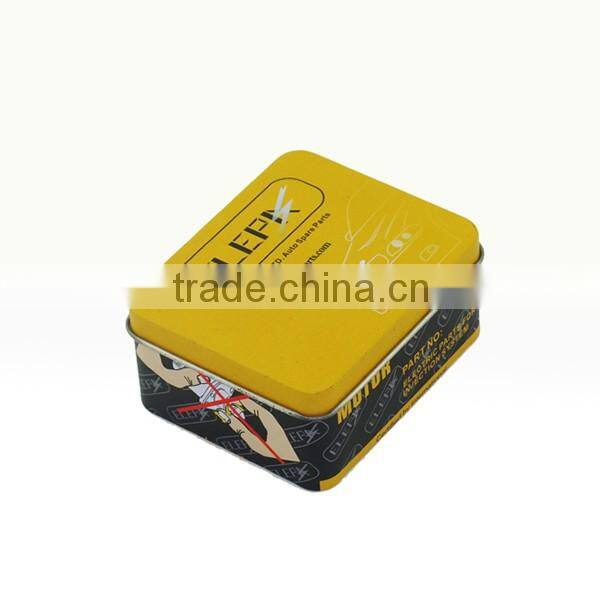 2016 hot sale gift boxes for lighter/ electric motor from professional tin can manufacturer