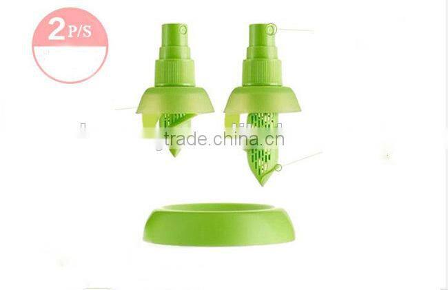 2pc Creative Gift Lemon Juice Sprayer Citrus Lime Orange Spray Squeezer Hand Juicer Juice Maker
