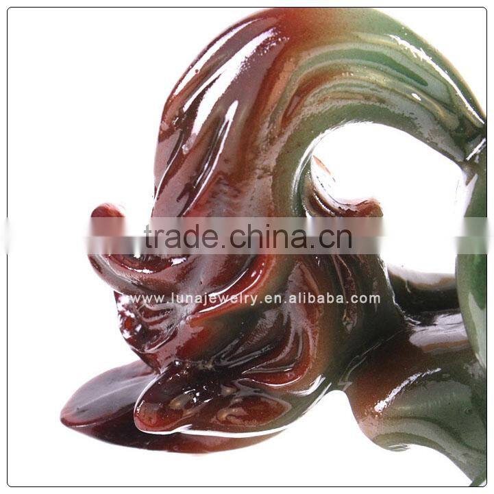 Resin Jade Chinese luckly horse ,Fengshui Horse ,resin horse trophy