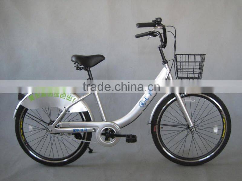 24" steel city bike bicycle/ rent bike/ public bicycle china supplier