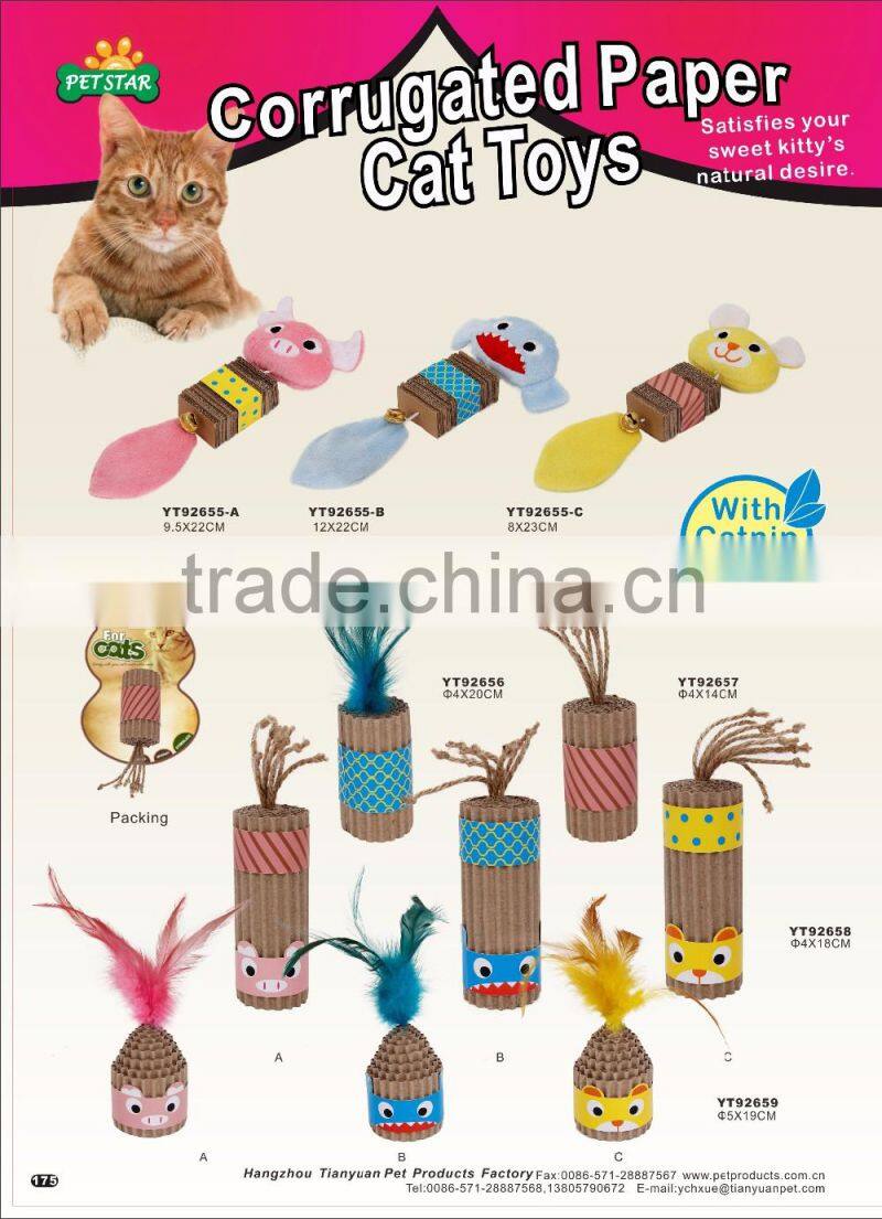 Corrugated Paper Pet Toy Cat