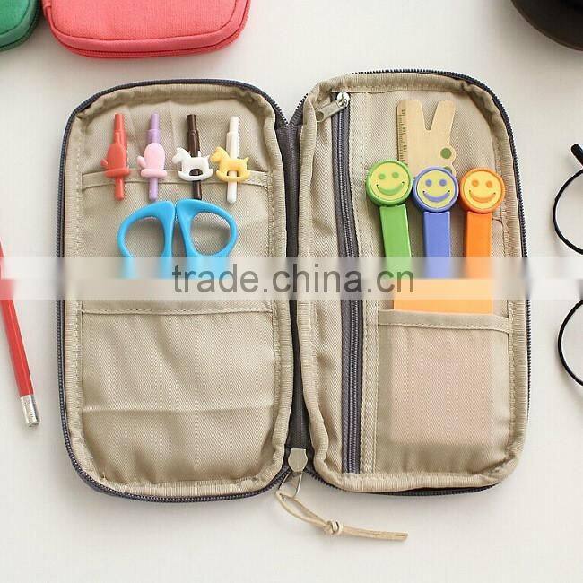 Travel Cover Organizer Zip Wallet Passport Boarding ID Card Holder
