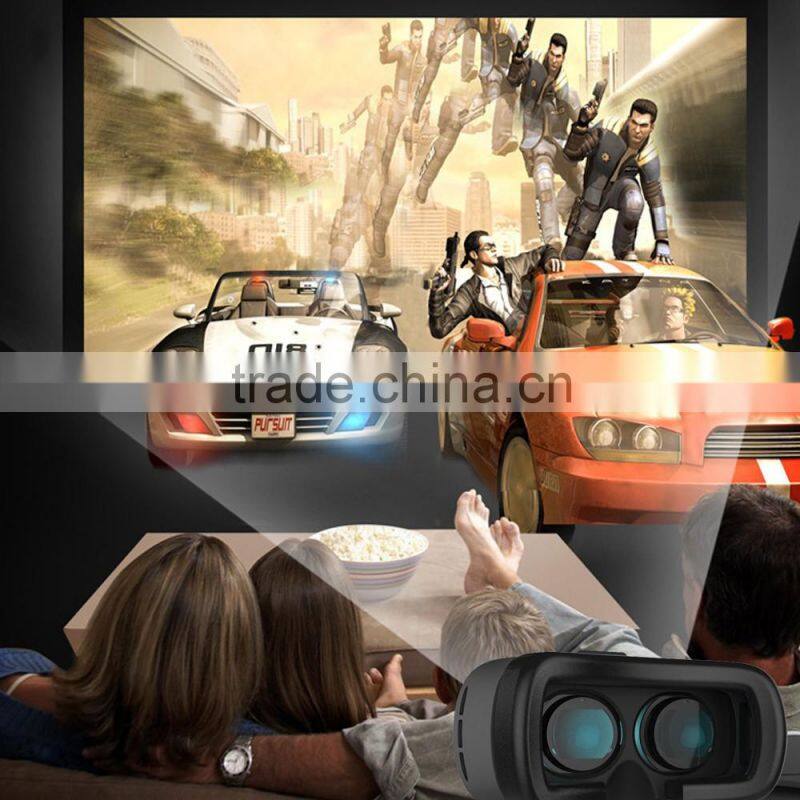 RSH Virtual Reality 3D VR Box Headset 700 degree myopia for Smart Phone 3D glasses VR game bluetooth rremote control / gamepad