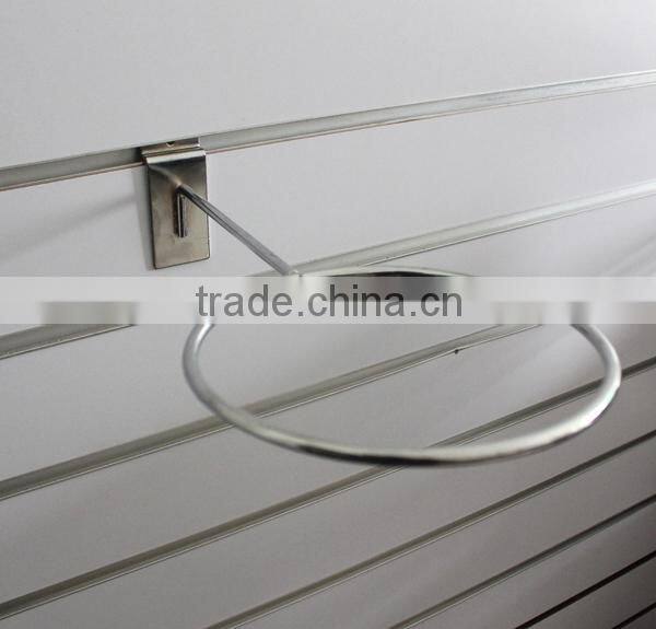 Metal Chrome Finishing Clothes Hanging Display Hook with J Hooks