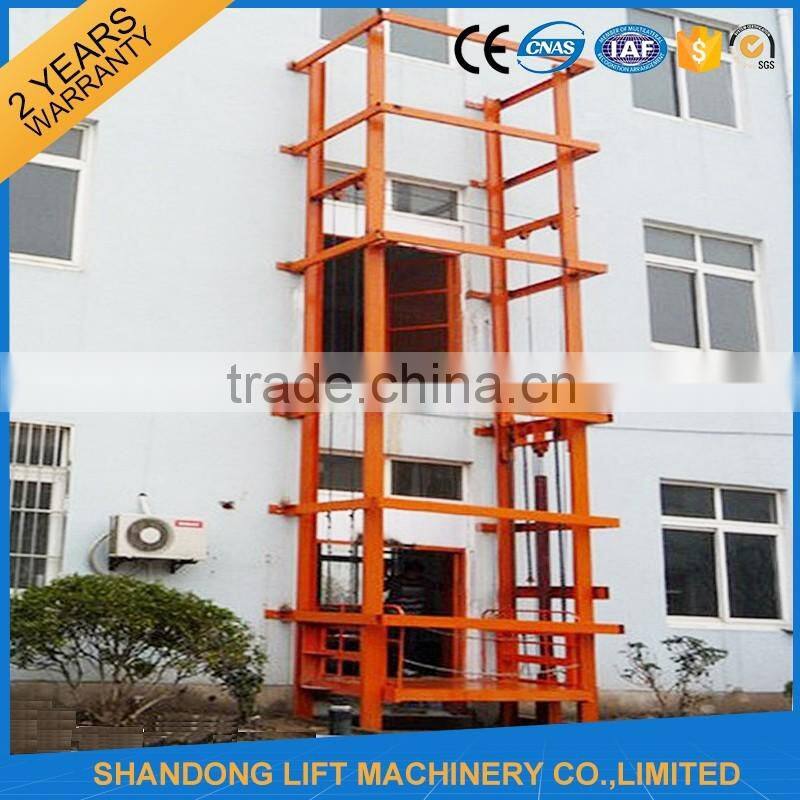 Top Quality Heavy Duty Lead Rail Lifting System Cargo Lift