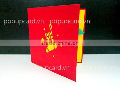 Christmas Scene 3d pop up card