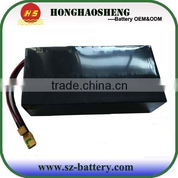 Deep cycle rechargeable 72V 60Ah Lifepo4 battery pack with BMS and charger